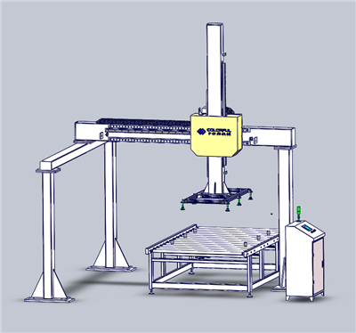 Máquina de carregamento e descarregamento de pórtico para móveis